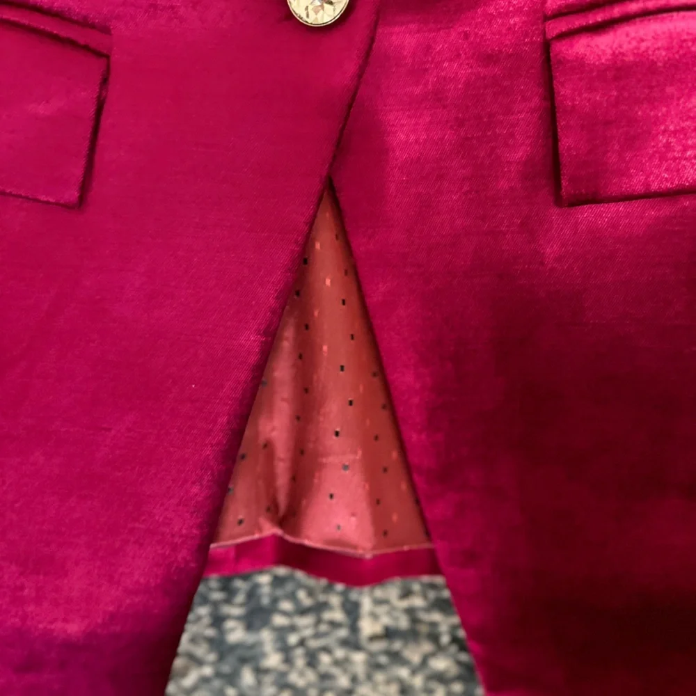 NEW Veronica Beard Cencia Cotton Blend Jacket in Fuchsia - Picture 10 of 11